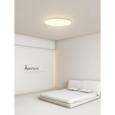 超薄吸顶灯led形TLZ客厅灯现代约房间创意书简房餐厅主卧灯室灯圆