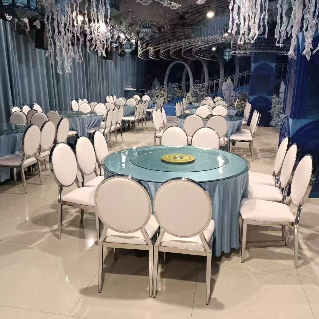 酒店宴会厅饭店婚庆婚礼堂宴会椅子圆背餐椅活动庆典椅贵宾椅
