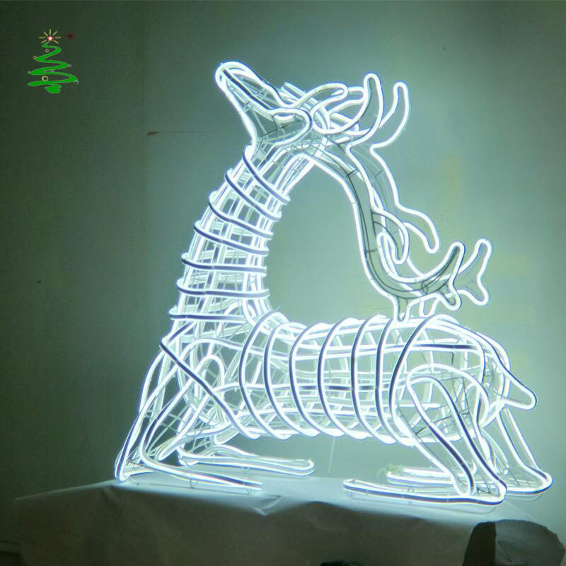 LED霓虹管户外防雨动物景观灯