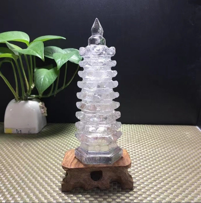 文昌塔天然水晶文昌塔摆件厂家直供