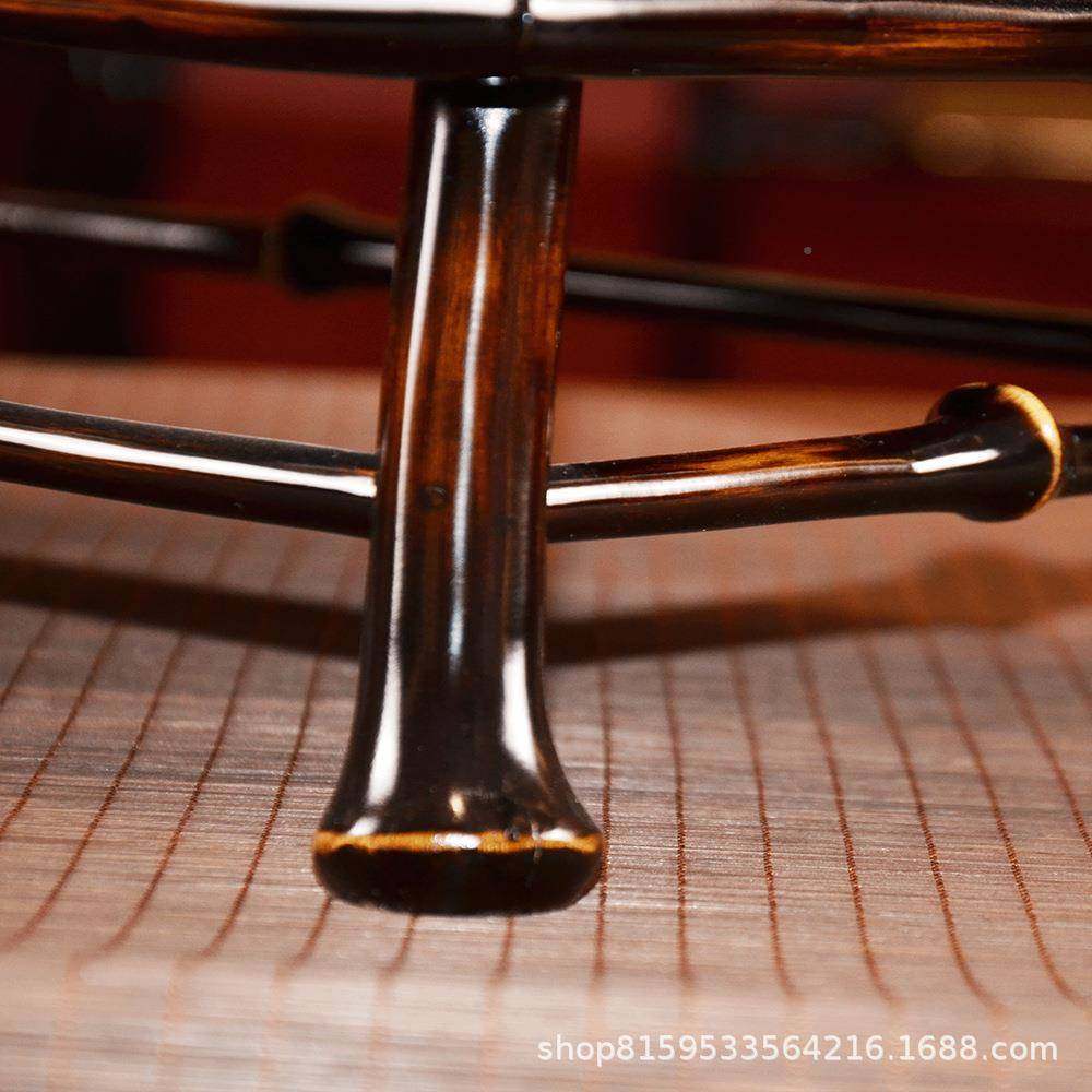 高台筇竹茶688家用茶桌摆档件榻榻米矮桌炕桌飘窗桌茶盘干泡台展