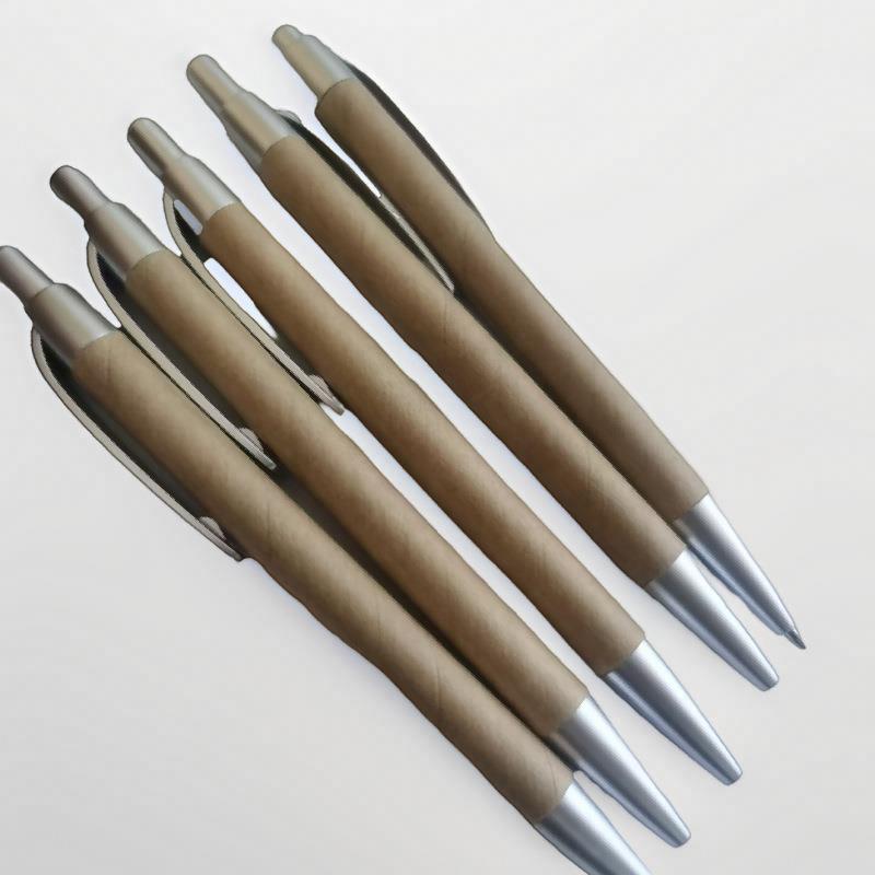 按动充环保纸管圆g珠笔621可印也loo次日发货小单能接库存足