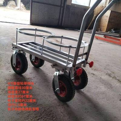 NJU推粪摘家用农用推水浇菜瓜果推食新菜万向轮充采气车蔬橡胶轮