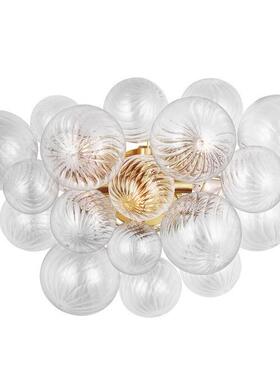 中山具出口北关美灯C设计师款美式简约泡64048泡球壁灯卧室床V头