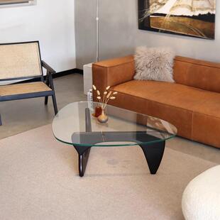 优尼居丨设计师野o口勇角Nguch三茶几黑钢化玻璃色意式FVQ创意原