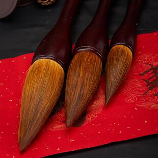 大大中小毫毛笔斗笔大号联手抓笔提斗写对联春福字笔牛笔角兼毫狼