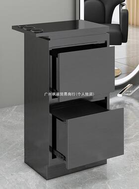 理店工发具柜美工作柜QOQ红网潮店发剪发发廊不锈钢储物柜台简约