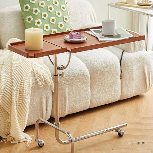 沙发边几可移EFO动茶几推琴谱架木角几小车置物架客厅边桌实头床