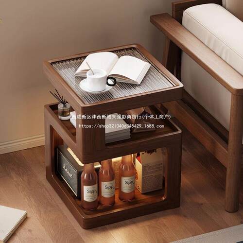 沙发边几茶几小桌子可移45动床头柜边柜边桌22客厅0新5款角几置物