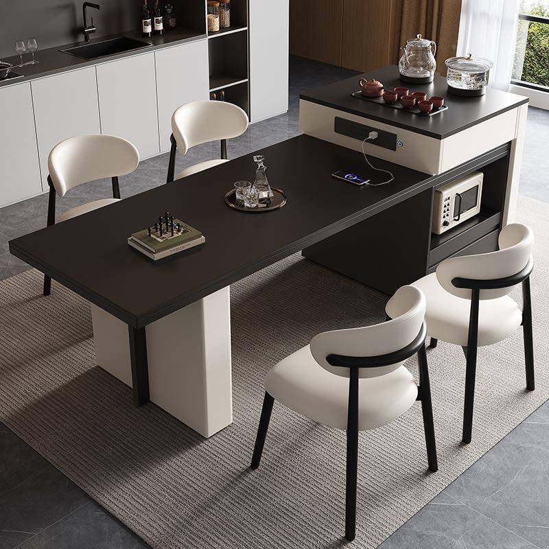 实木伸缩家轻岛台岩板茶代YIV桌餐桌一体餐桌椅奢组合简约用现小,鲜花速递/花卉仿真/绿植园艺,其它园艺用品,淘宝优惠券,粉丝福利购,淘宝优惠卷