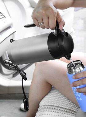 汽车车YEW容载电热壶12/2水4大量100V度不锈钢烧开壶加热水