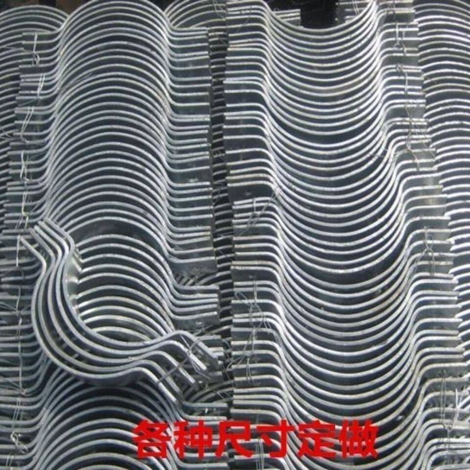 管卡4x40-5x50电线杆抱箍镀锌管夹路灯杆半圆型拉线管卡加厚管卡