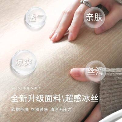 地毯客bslx1442厅2025奶油风夏高冰丝凉席地季垫卧室榻榻沙发茶几