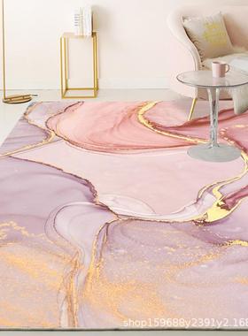 源头工厂现MVX代简大理石客厅茶家定用地毯卧室床边约毯制地几毯