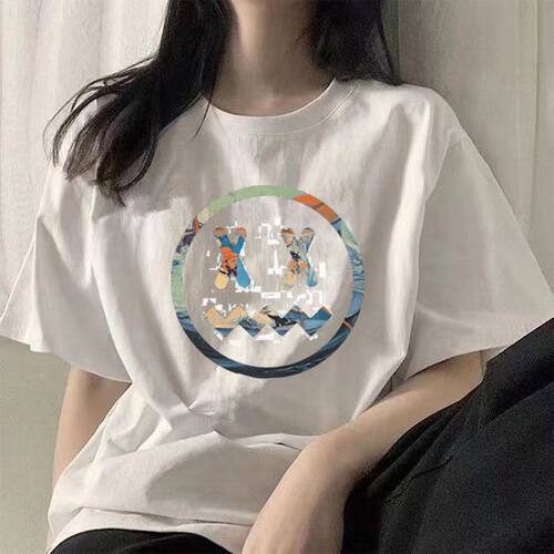 网红宽松夏季韩版美拉德大版流行个性女T恤时尚短袖小众