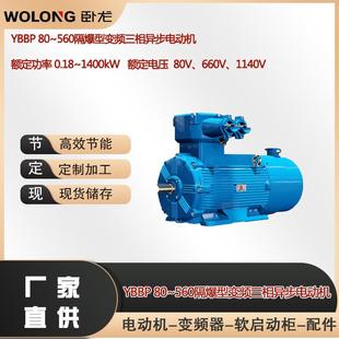 YBBP80 560隔爆型变频三相异步电动机ExdIMbExdIIBT4CT4