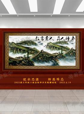 202座实5新中式木雕刻屏风学校MOD公司酒店客厅会议室落大厅进门