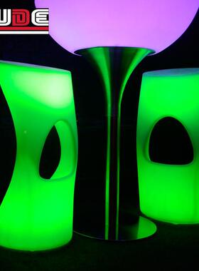 酒吧夜高脚凳光高腿凳店酒吧KD-BS306夜店发吧光家具发七彩充电吧