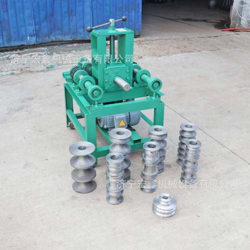 小型立式折电动TMW管弯机圆管方管锈钢管蔬菜大棚弯弧不形自动弯