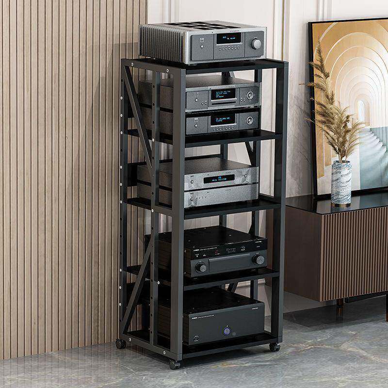 架功放机架多层家用可调间距移动胆厂家直供机支机柜箱音响脚架音