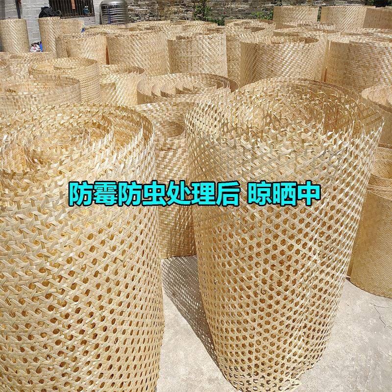 装F5M64463修吊顶家竹席饰镂空竹编装墙装材料宿农民乐碳化竹席子