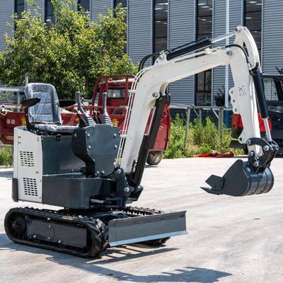 发货新款1型履带挖掘机0HT10BZ园果耙草挖树坑农用小勾式机挖掘机