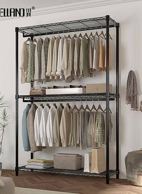 WD-A006I1简易衣柜结实耐架用衣布柜全封闭卧室纳家用全钢防尘收