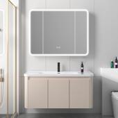 角窝板太铝圆侧边柜收纳卫生间浴室蜂柜组合洗手台陶瓷一体949脸