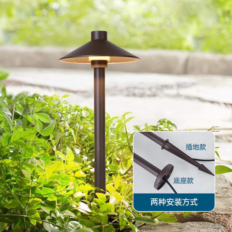 LED蘑菇草观坪灯公园区景户外防园水园林过道景装饰别墅庭ct098院