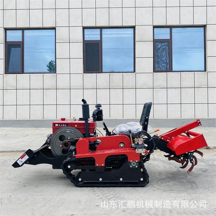 果肥园农乘田25ENM马力35马力开沟施回填旋一体机履带坐式开沟耕
