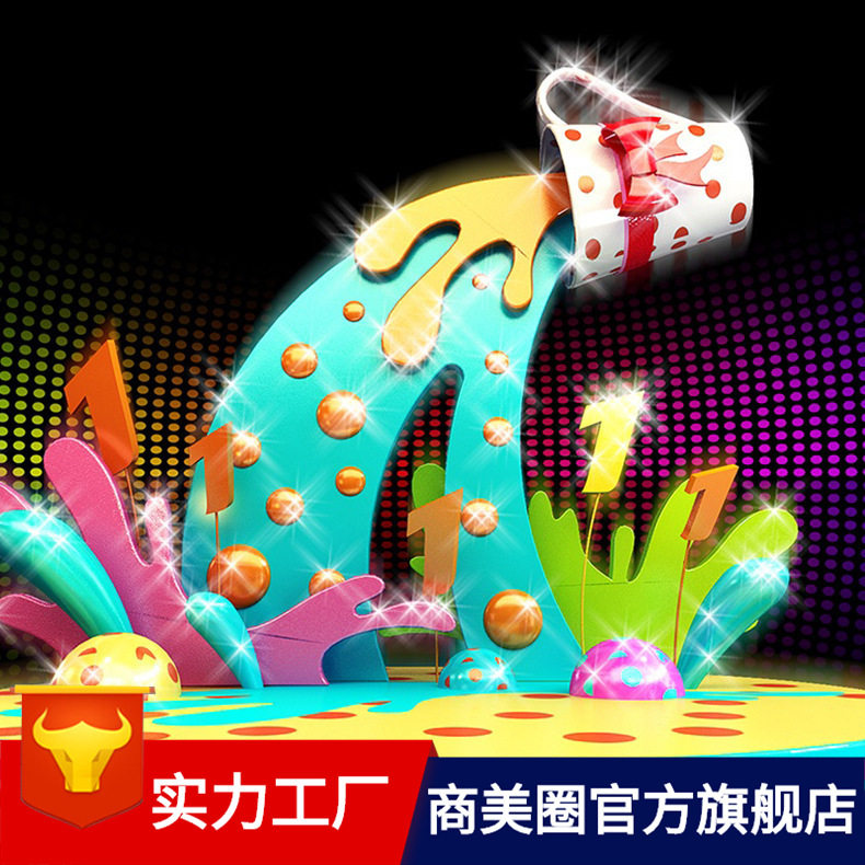 圣诞商场中庭吊饰美陈/圣诞室外步行街挂饰/圣诞节气氛布置制作