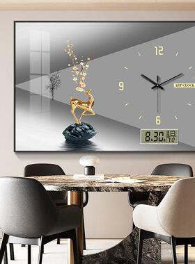 电装饰画带万年历钟表遮配电横版带万箱电闸电挡源开表关盒挂箱画