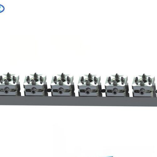 数控车床铜公夹具 3R系统夹具电脑锣CNC夹具 6头小型电极手动卡盘