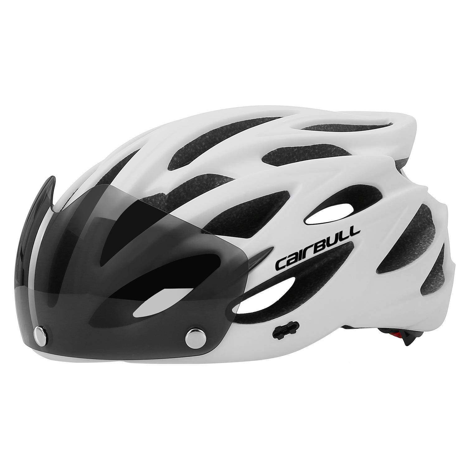 CAIRBULL311ALLROAD0山26款公路地自行车骑行头盔镜片和帽带檐2尾