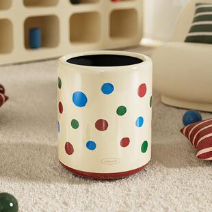 诺室垃圾桶用客厅卧室儿童房大大容量可波爱家点现代简G2241041约