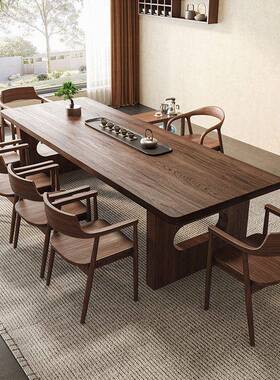 茶桌椅组合简约客厅代现实办公室茶台自OXR木然边功夫泡茶几桌