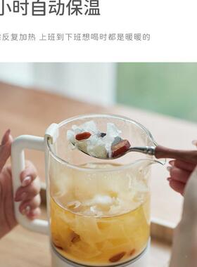 新品气ol壶yks养生家35422用多功能mini办公室小型煮茶人器玻a璃