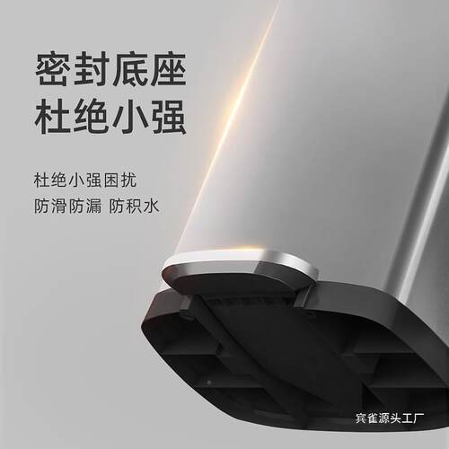 不锈钢垃量圾盖桶房家用大号脚踏式带大容商用20厨25新款办AL1020