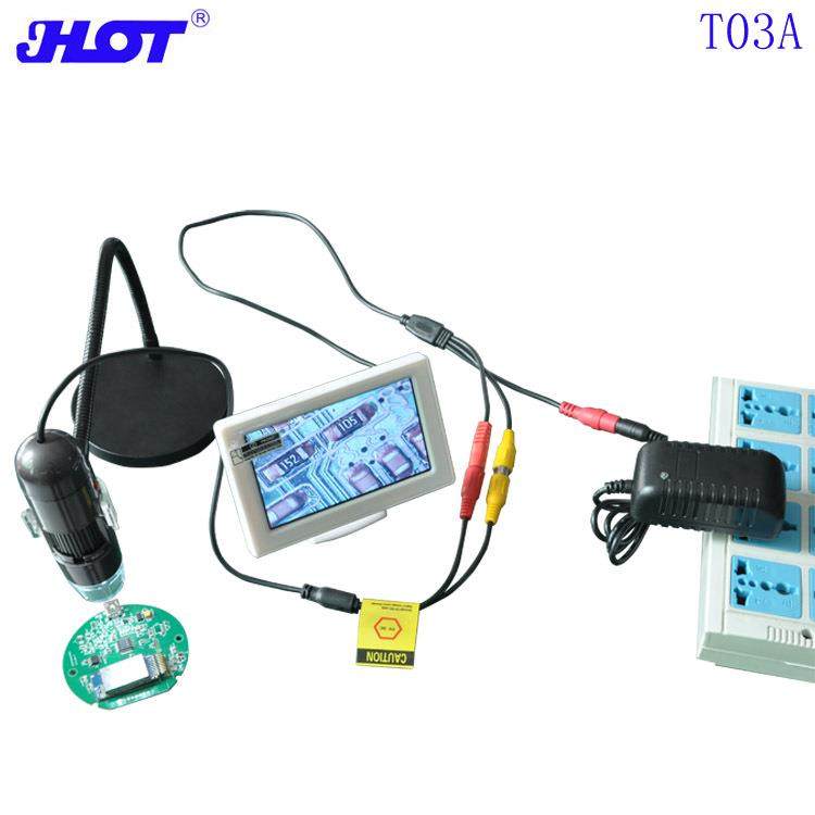 视频显镜工业60微0倍远焦数码电子显微镜带修QTM屏手机主板维工具