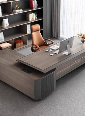 现代简约板桌老裁办公桌1人位办公具桌椅FC-LB123家文总件柜全套