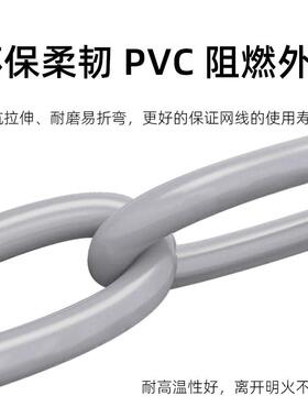 高导电过XEV线测铜铝高速E超包五类超六类网CAT5CAT6工程ccag网线