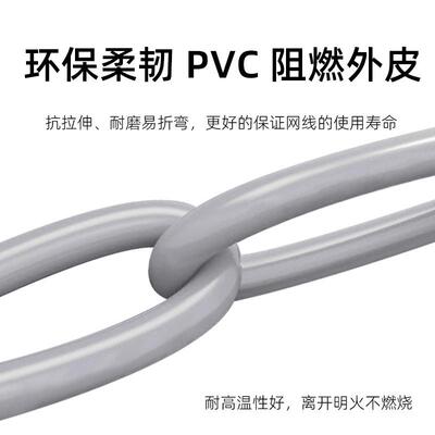 高导电过XEV线测铜铝高速E超包五类超六类网CAT5CAT6工程ccag网线