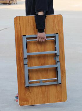 炕几长形东北小炕桌折叠家用地吃饭桌子KZ-FM757矮坐地小桌方炕桌