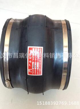 卡箍橡胶接头PVC管卡箍橡胶软接头KXT管道柔性软接DN连13314式0mm