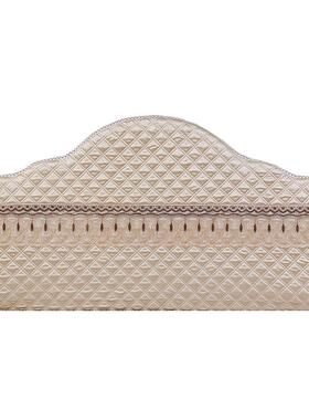 1K3定式制靠床头F7656T66套罩全包柱子新款欧韩弧6形半圆背木板软