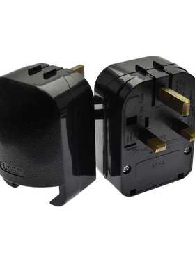 ST-6转换插座插头德式法式 欧式转换英互换插头(带全铜地线)PUS