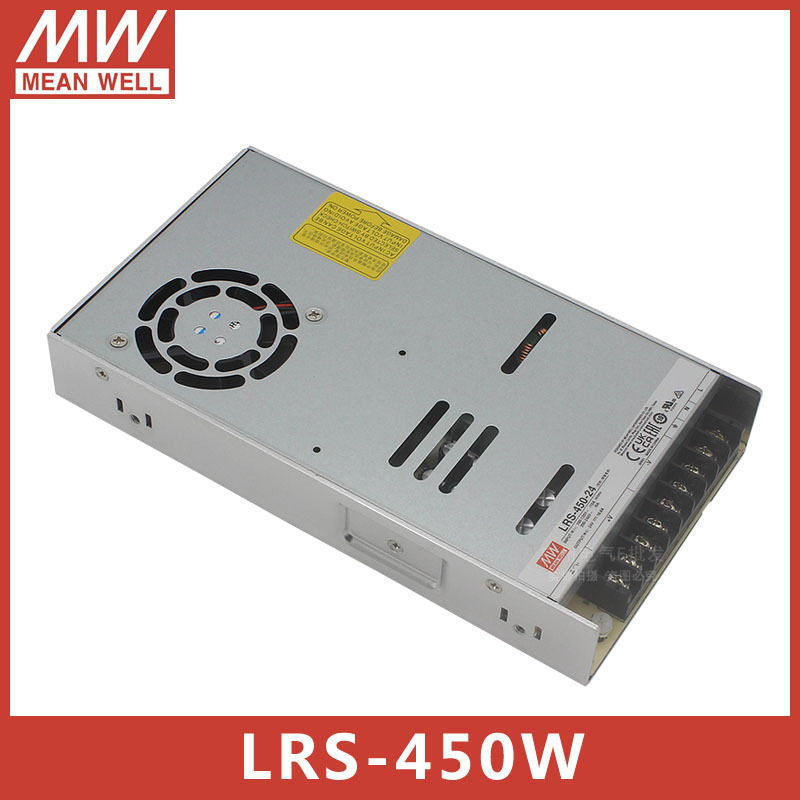 台湾明纬开关电源LRS-450-24V12V36V48V电机LED直流开关电源