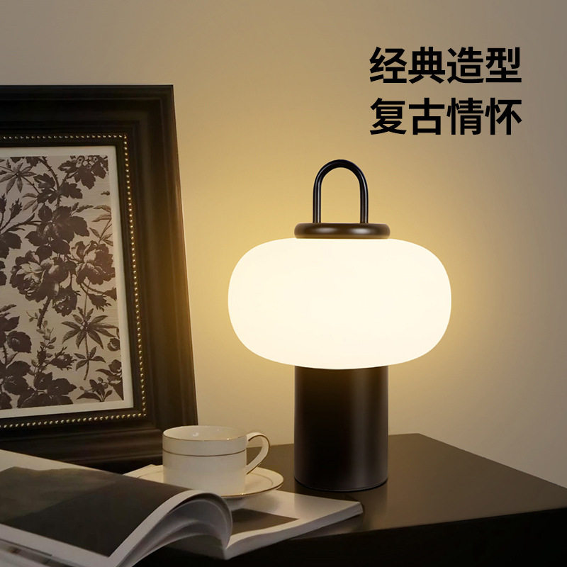 充电款手提灯笼台灯床头高级感氛围灯便携式创意装饰氛围感卧室灯