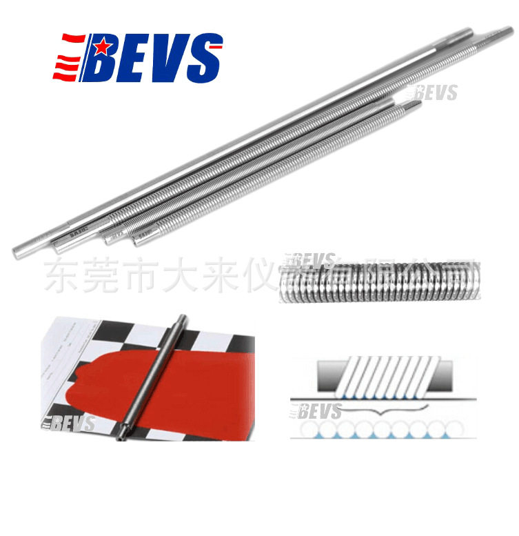 BEVS200线棒涂抹器涂布器涂料刮墨棒油墨刮棒挤压式展色棒制备器