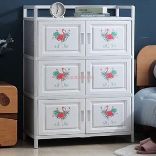 放碗橱收纳架家用厨房桌置物子架简易多功柜能组装餐89具柜出租房